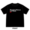 山人音楽祭2022 OFFICIAL LOGO Tee Shirt（BLACK）