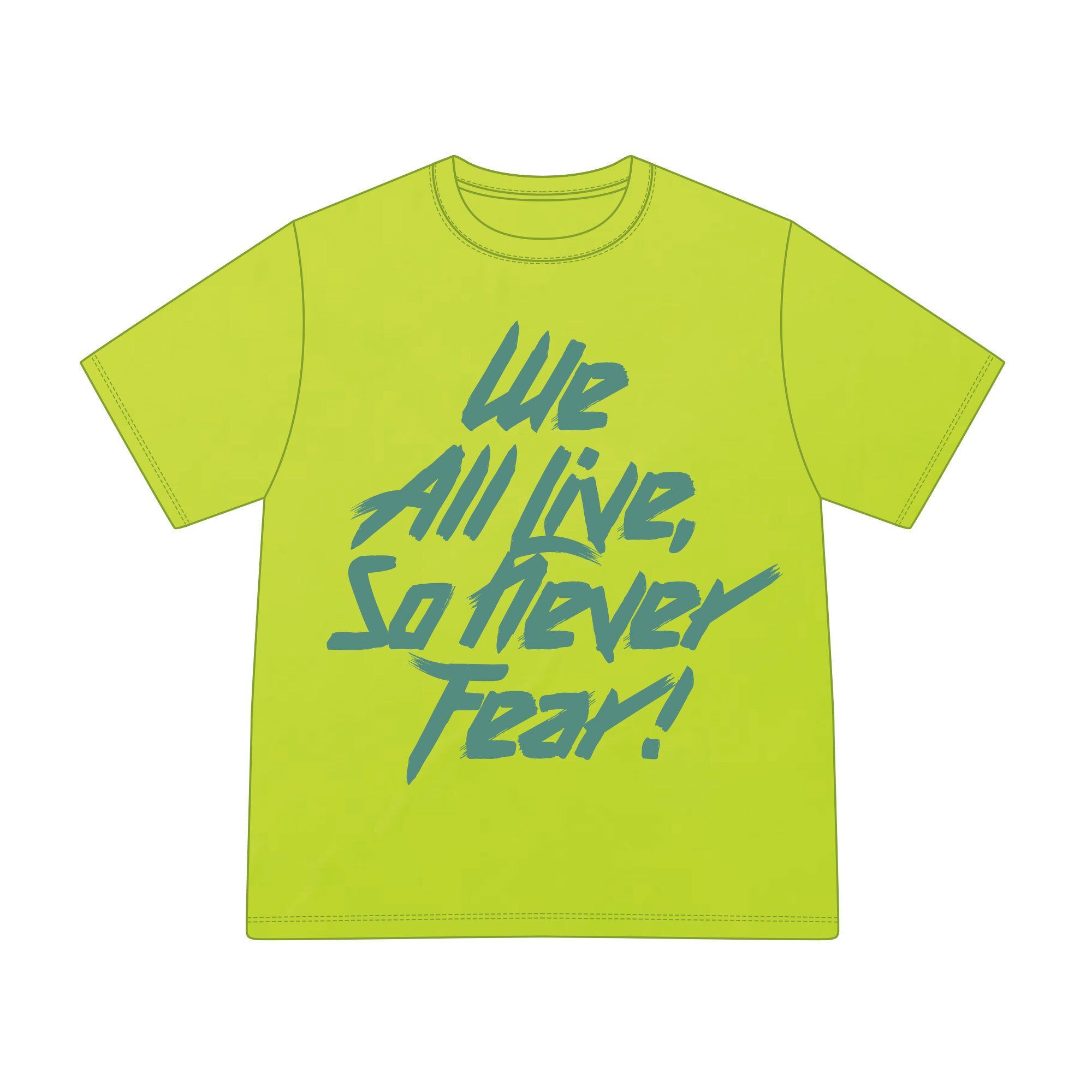 YMF DRY Tee Shirt（NEON YELLOW）