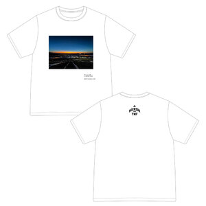 GUNMA PHOTO Tee Shirt "アメイロの空"（WHITE）