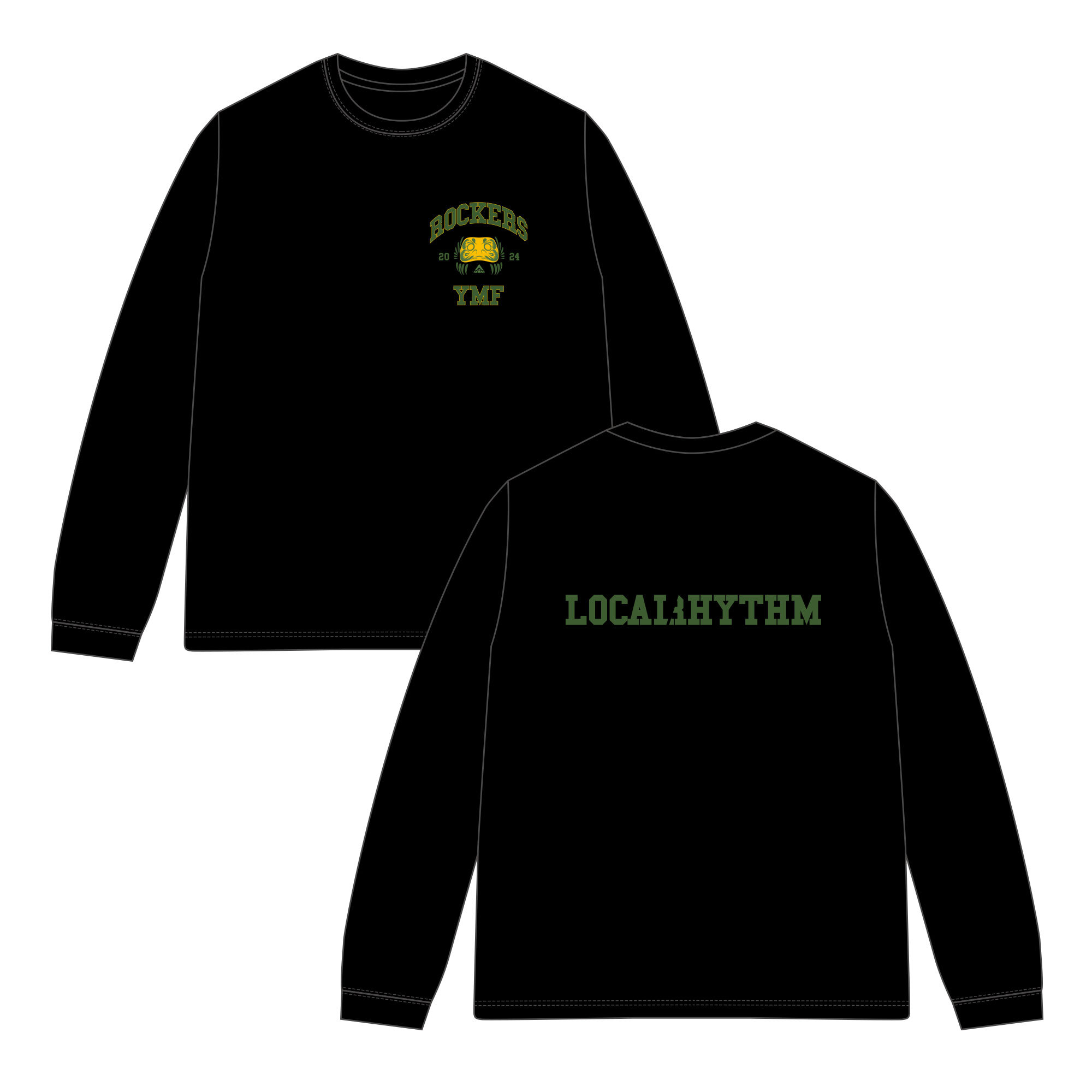 OFFICIAL LONG Tee Shirt（BLACK）