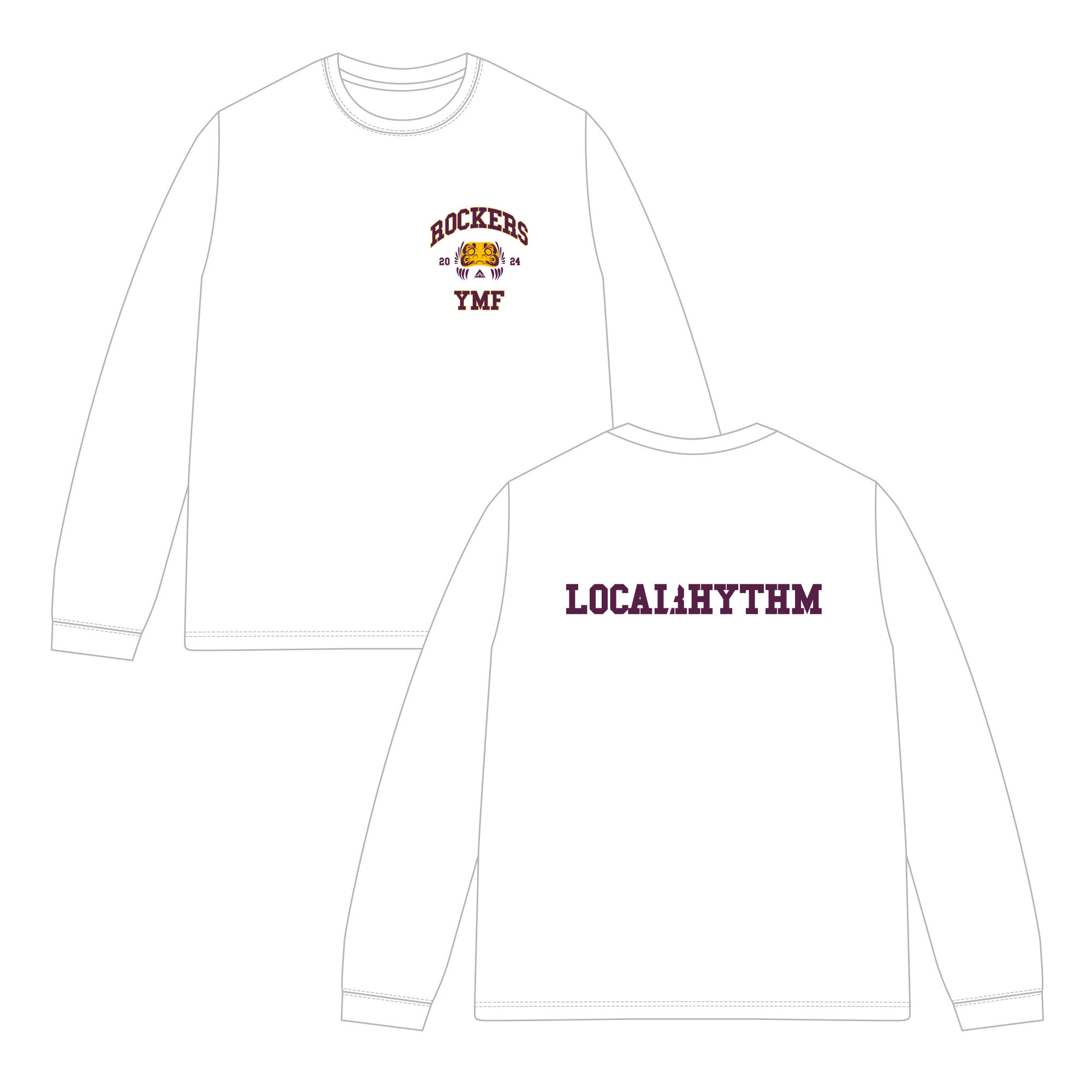 OFFICIAL LONG Tee Shirt（WHITE）