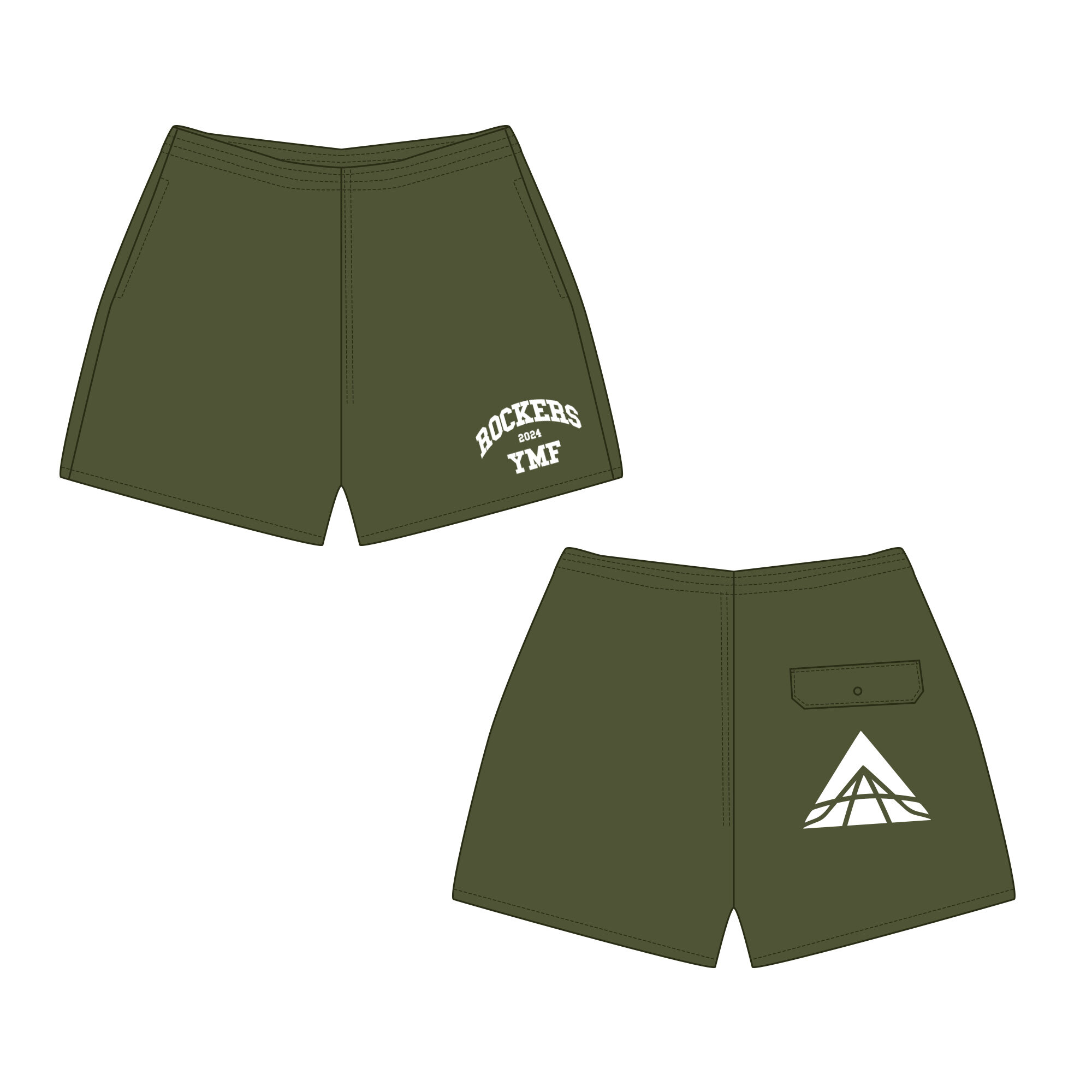 YMF OFFICIAL NYLON PANTS（OLIVE）