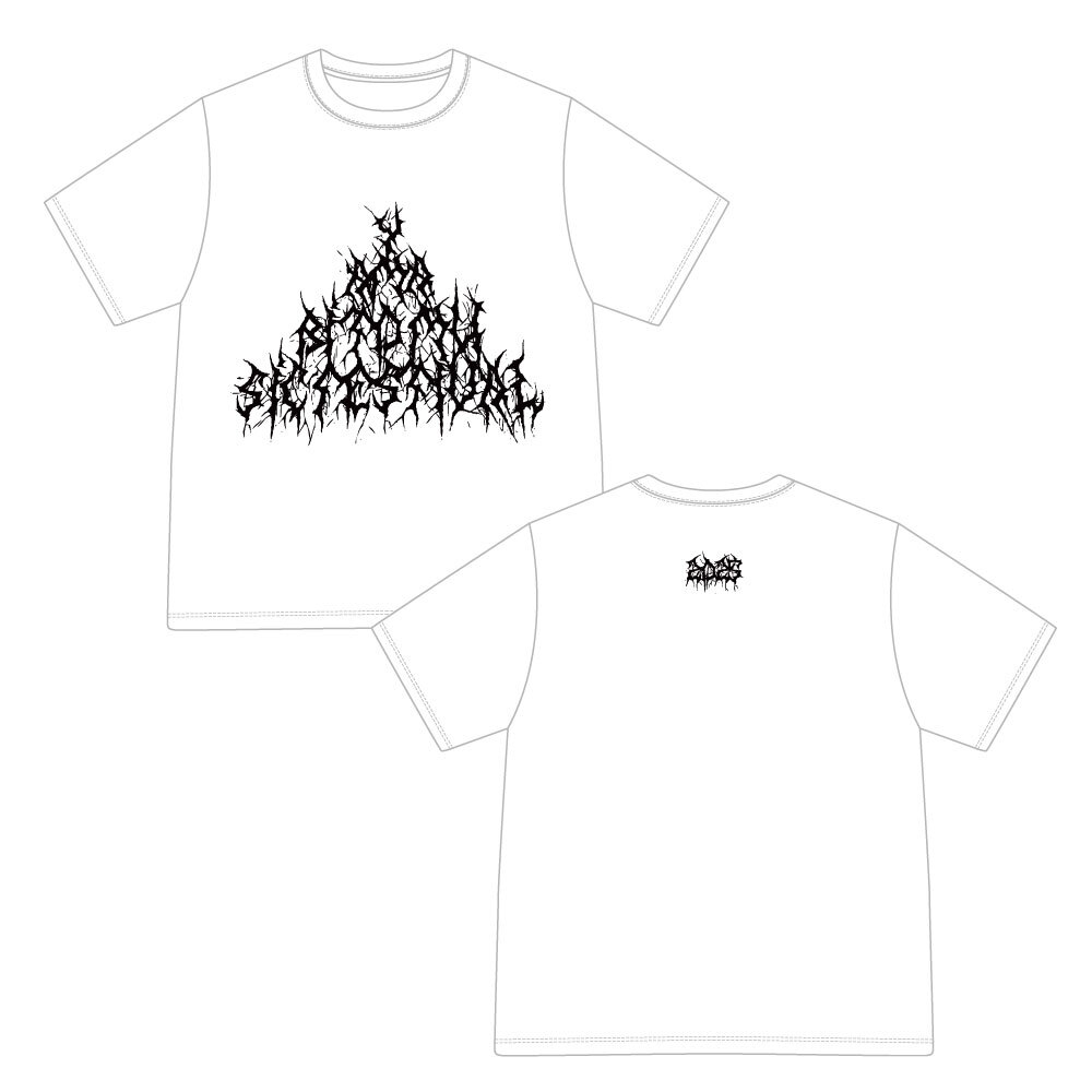YMF DEATH LOGO Tee Shirt<WHITE>