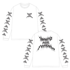 YMF LONG Tee Shirt(DEATH LOGO)＜WHITE＞